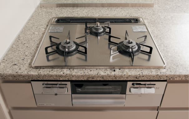 水無両面焼きグリル付きコンロ