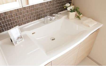 ボウル一体型カウンター